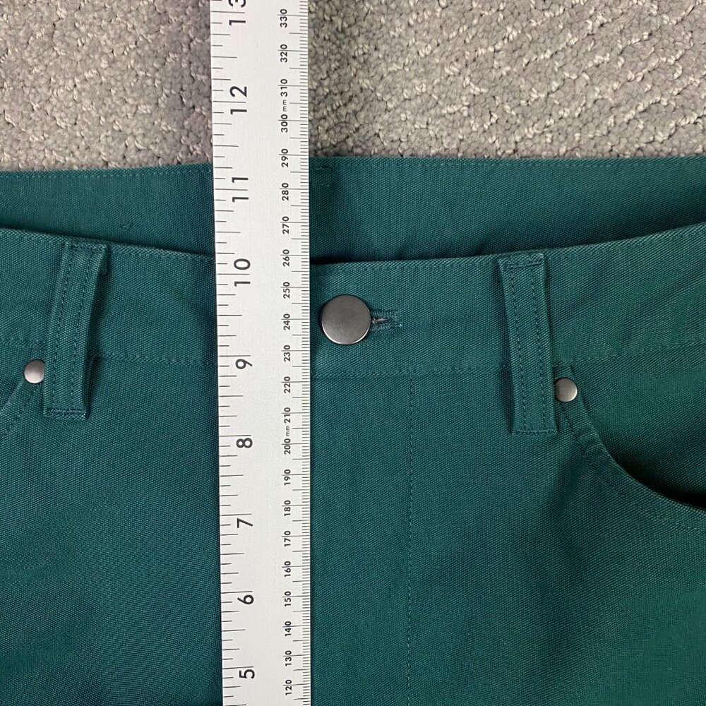 Lululemon Slim Fit ABC Pants Men's 33 x 33 Green Jasper Utilitech Chino Stretch - Picture 11 of 14